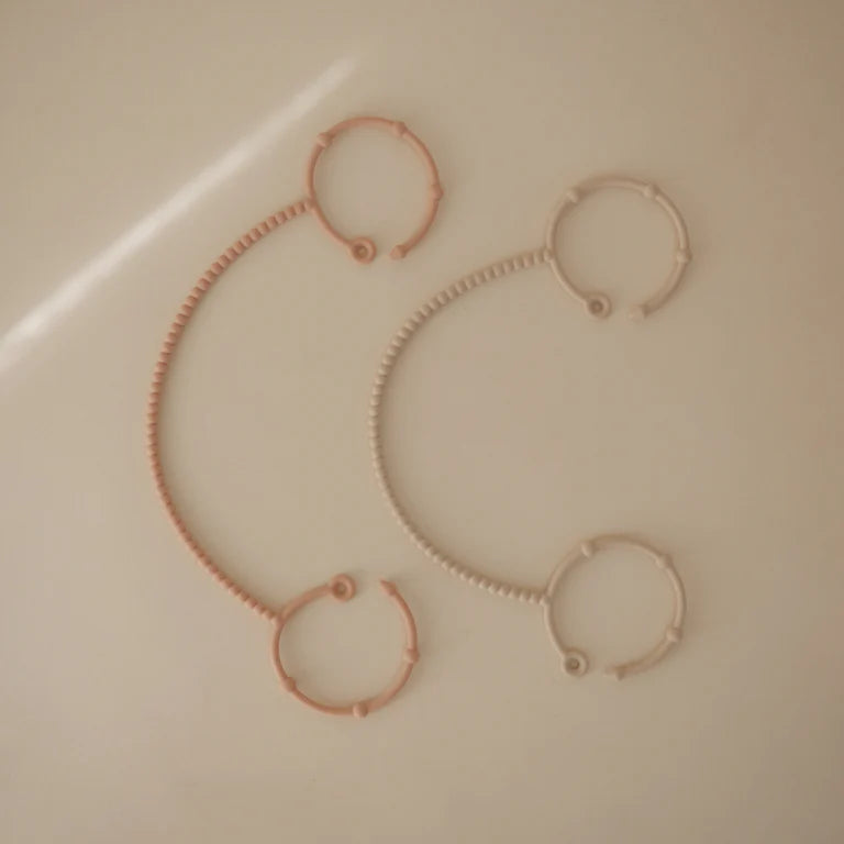 Adjustable Silicone Strap 2-Pack - Blush/ Shifting Sands