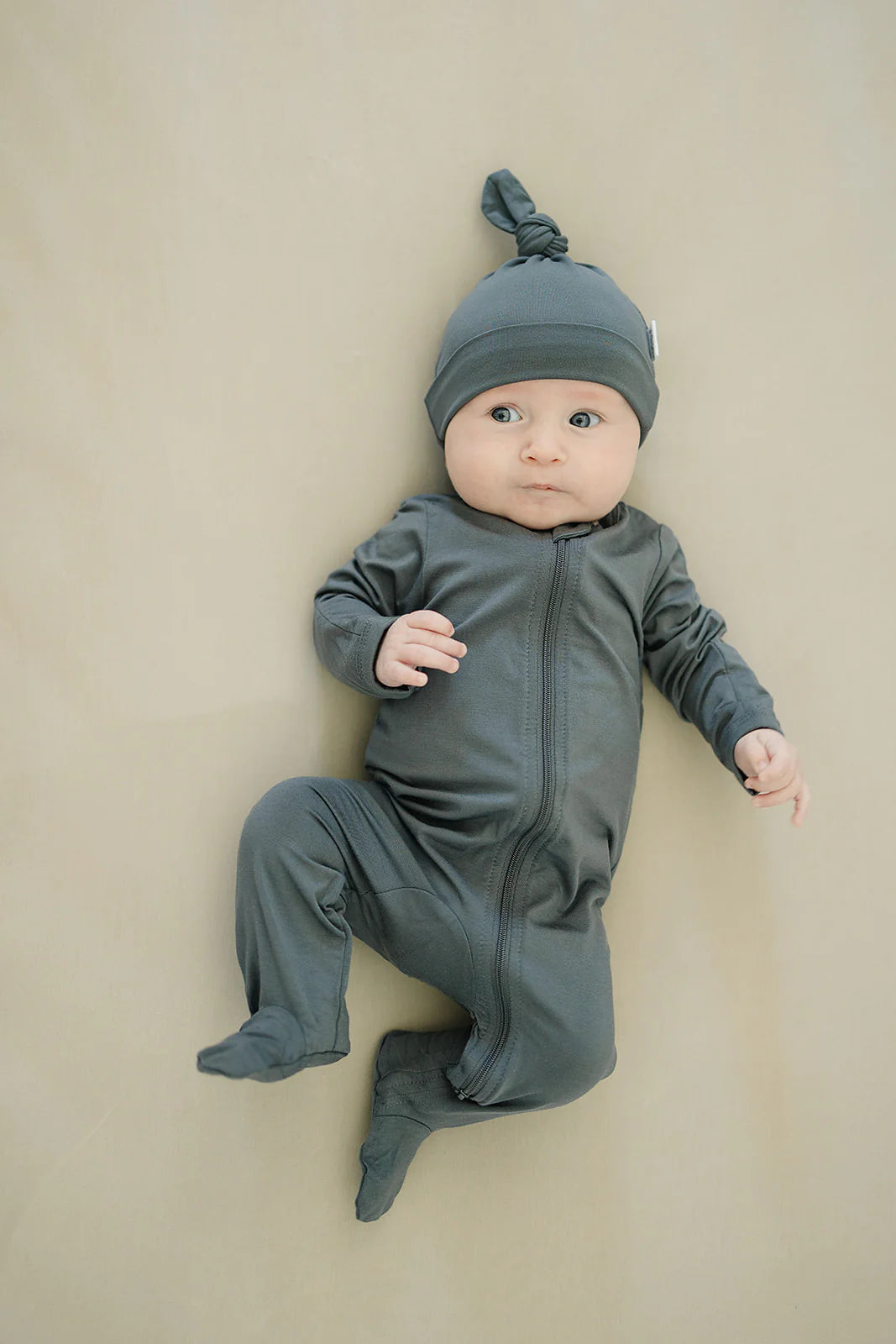 Charcoal Bamboo Zipper One Piece