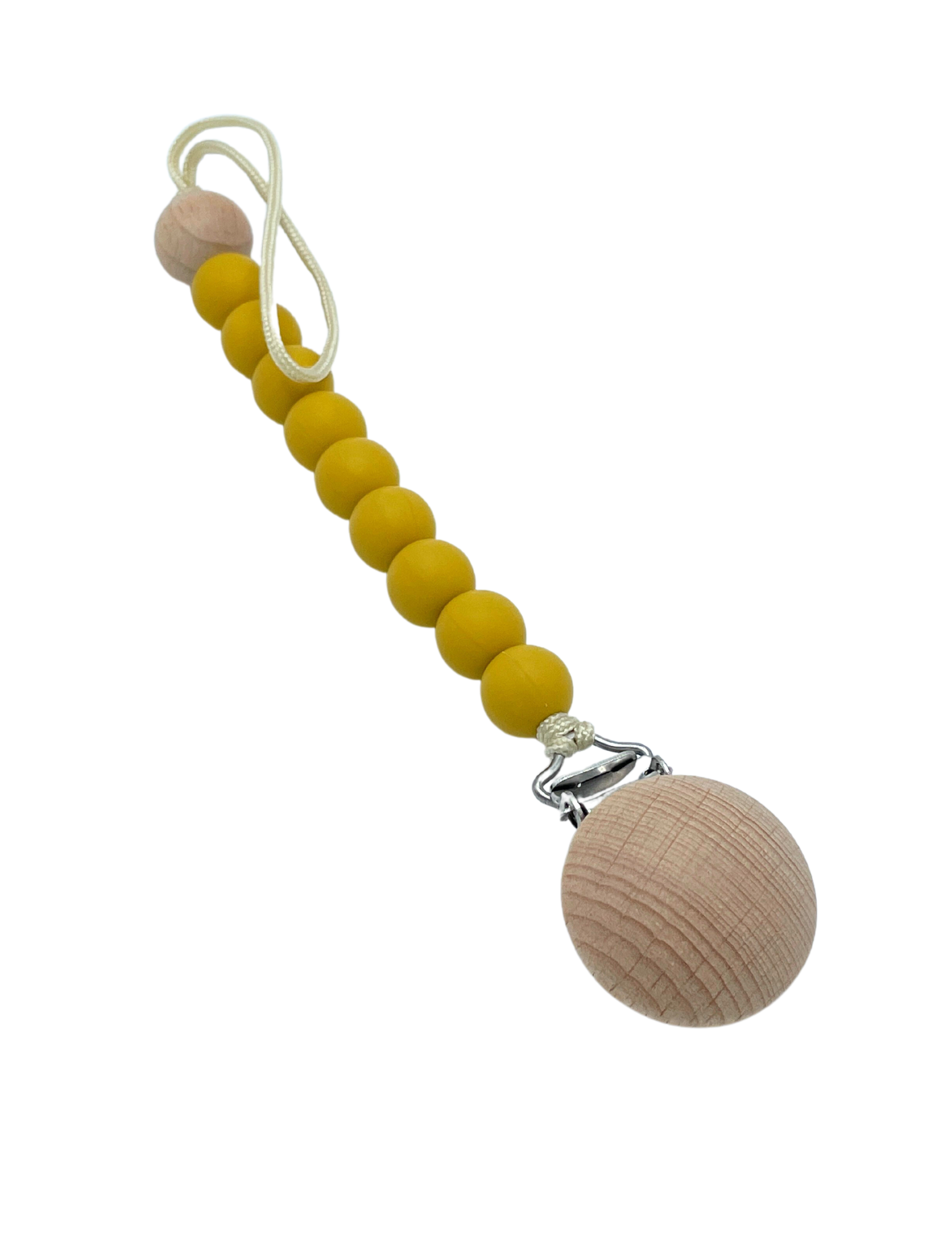 Willow & Hudson Pacifier Clip - Mustard