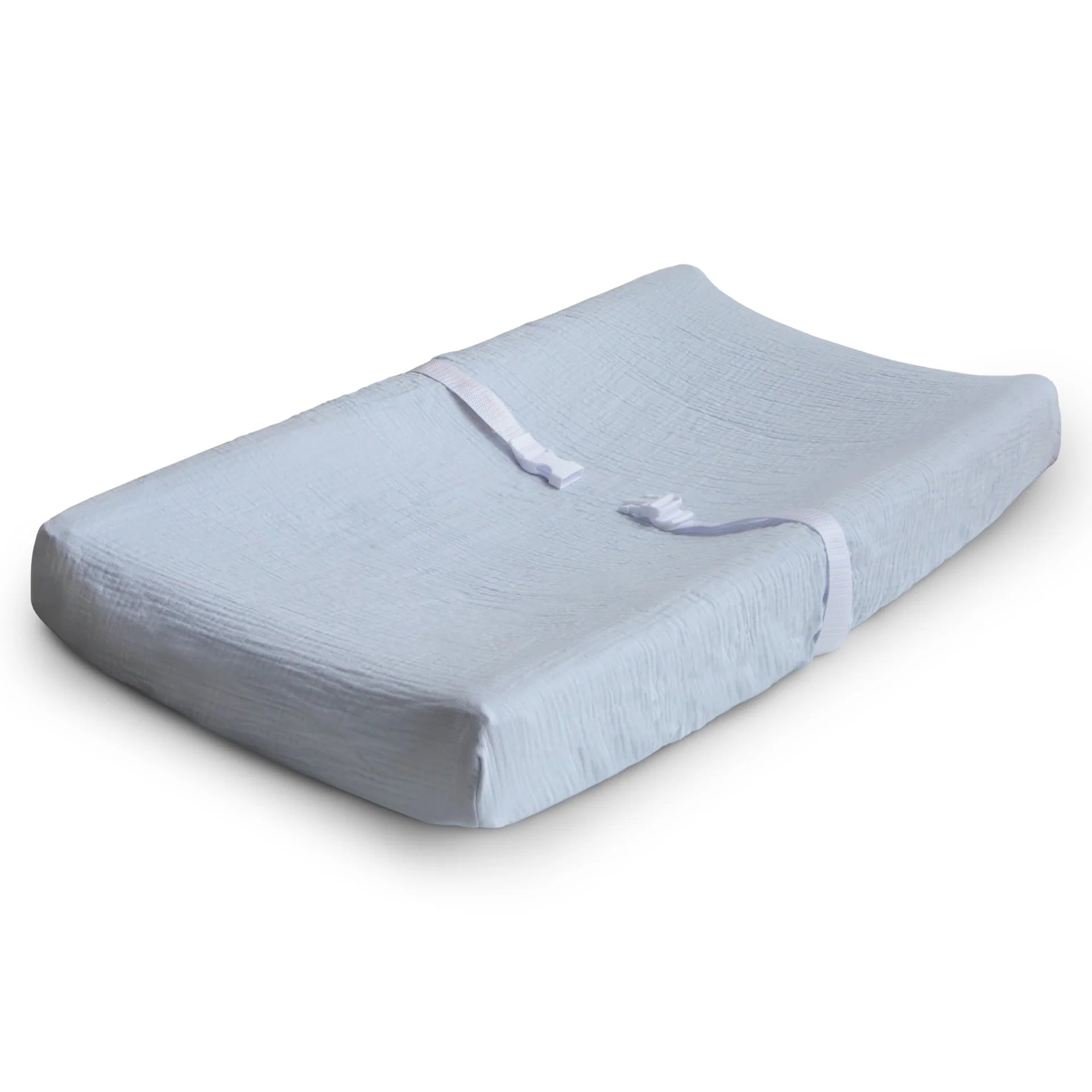EXTRA SOFT MUSLIN CHANGING PAD COVER - BABY BLUE