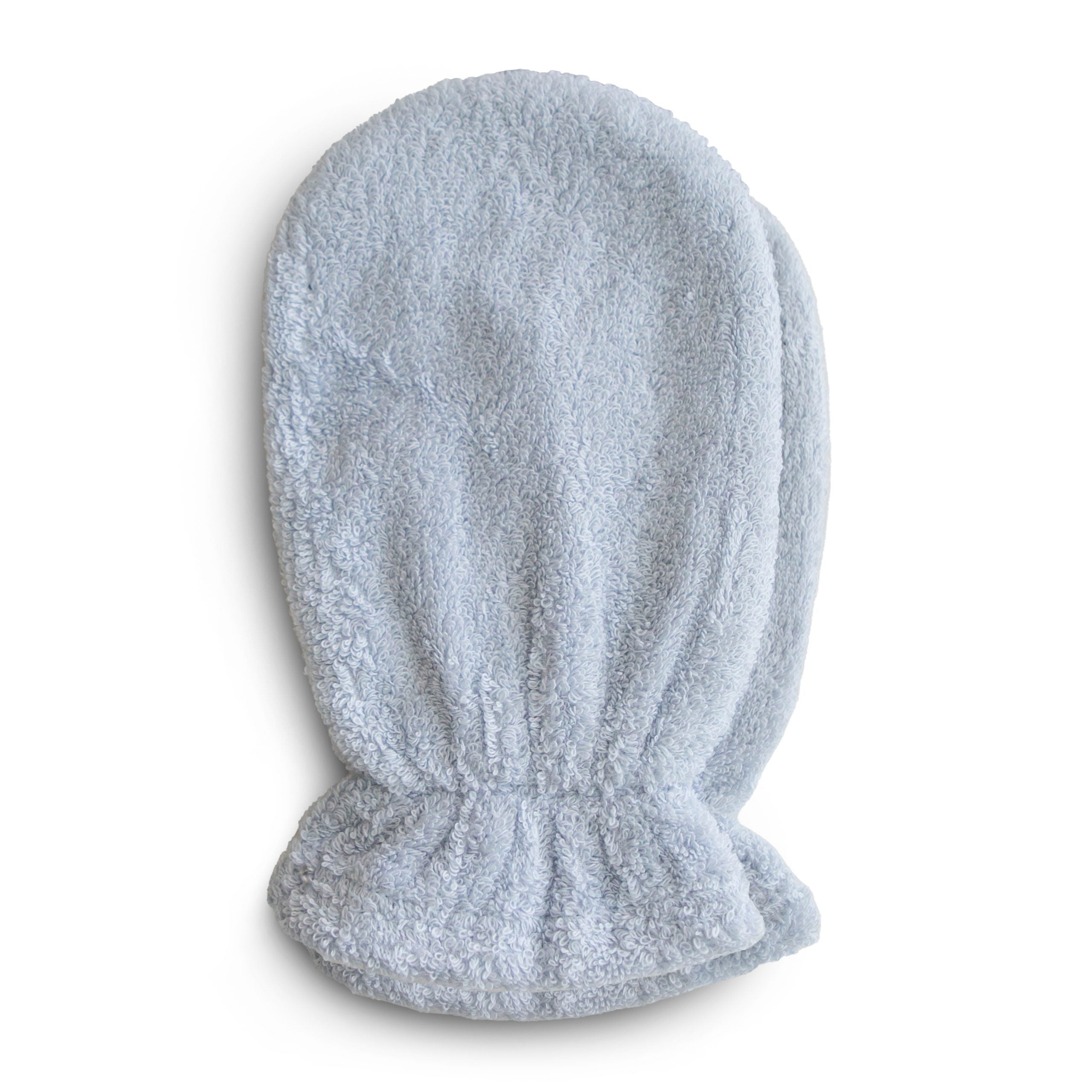 ORGANIC COTTON BATH MITT 2-PACK (BABY BLUE)