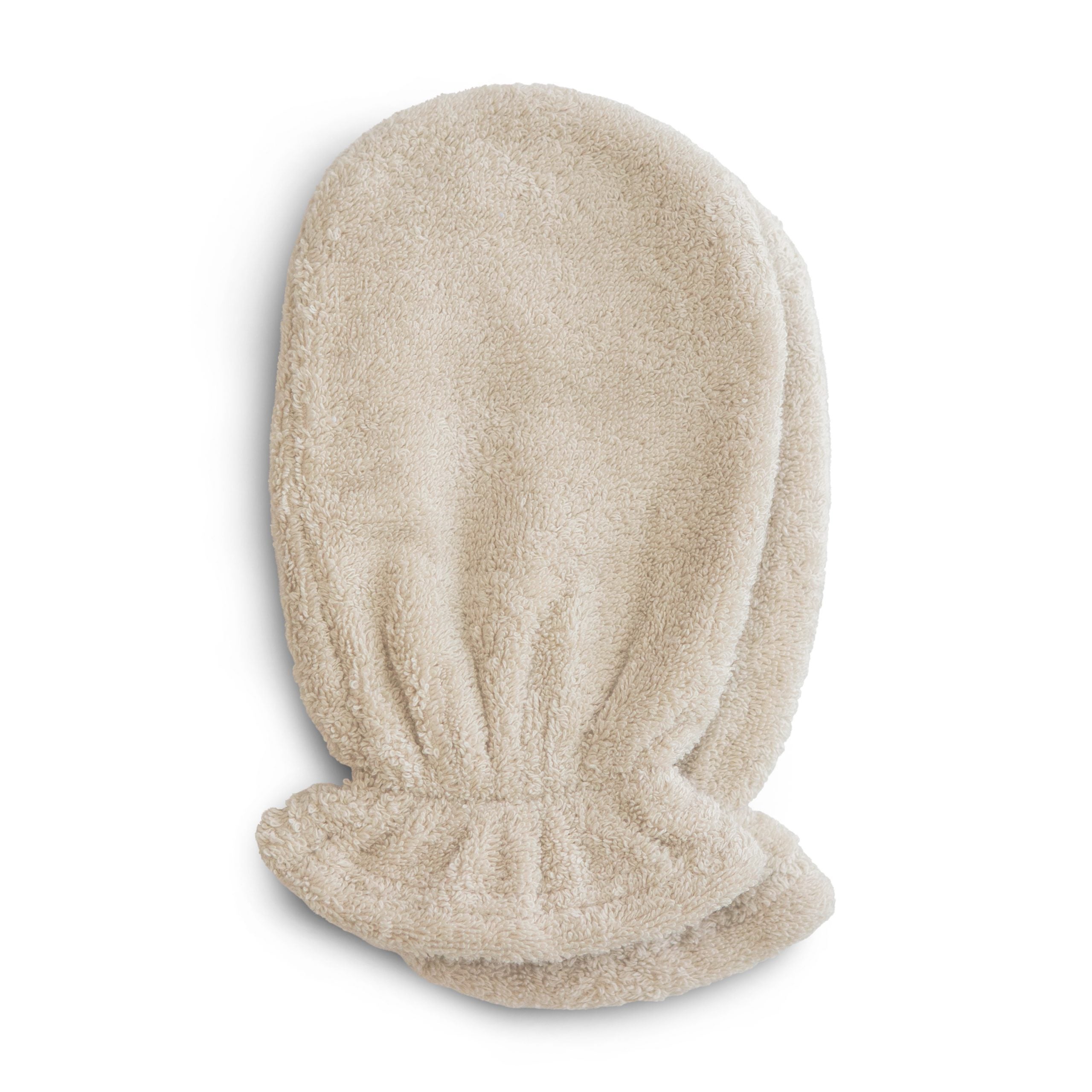ORGANIC COTTON BATH MITT 2-PACK (FOG)