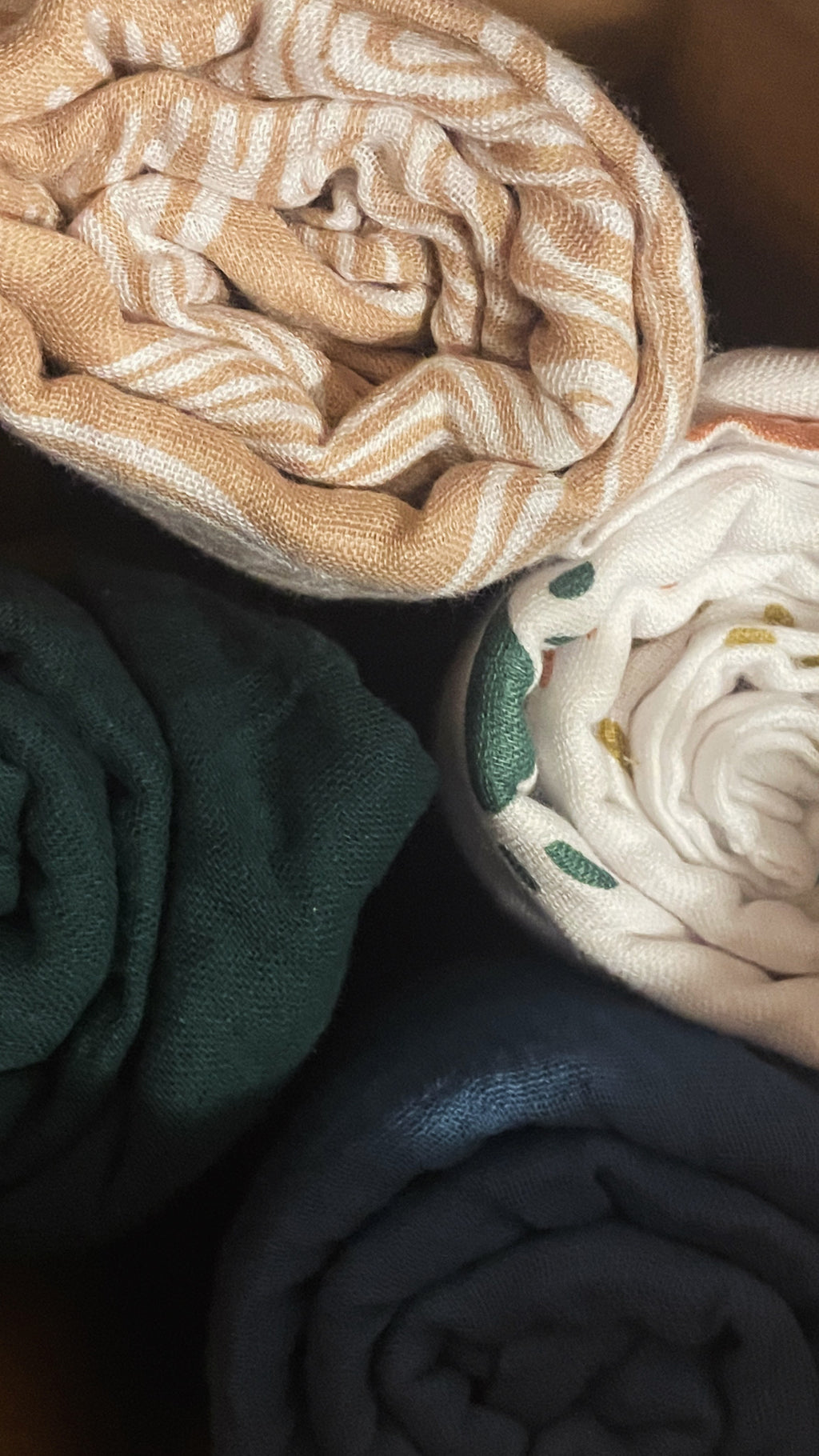Willow+Hudson Muslin Swaddles