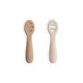 First Feeding Baby Spoons 2-Pack - Natural/Shifting Sand