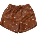 Dark Rust Surf Swim Shorts