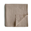 MUSLIN SWADDLE BLANKET ORGANIC COTTON - NATURAL