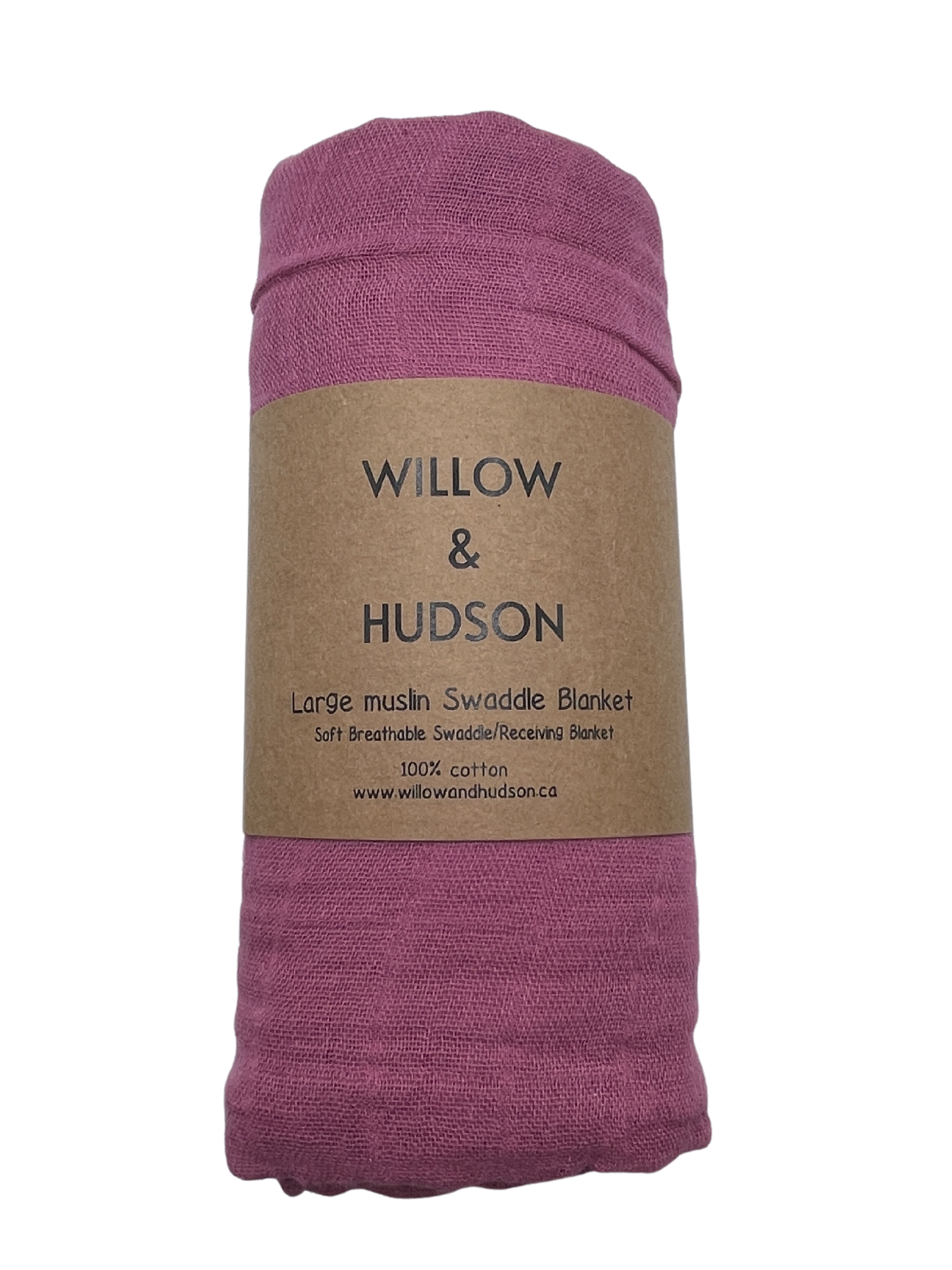 Organic Cotton Swaddle - Magenta