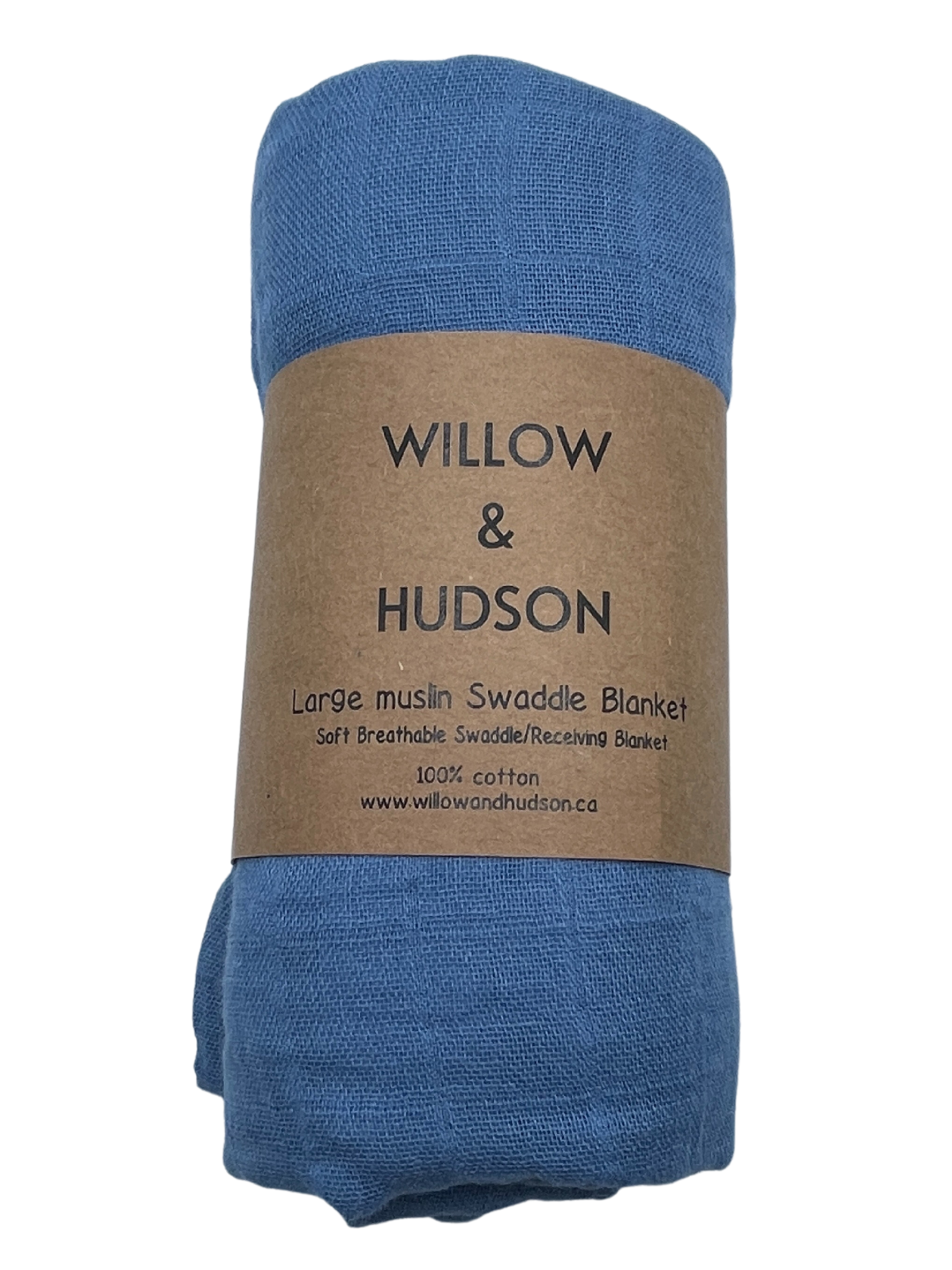 Organic Cotton Swaddle - Royal Blue