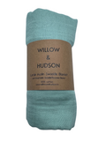 Organic Cotton Swaddle - Sea Blue