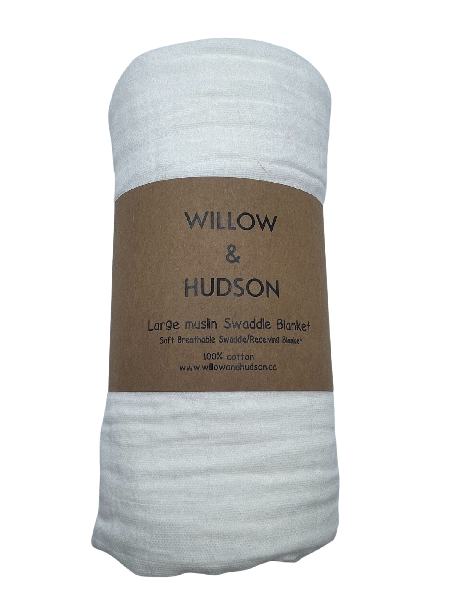 Organic Cotton Swaddle - White