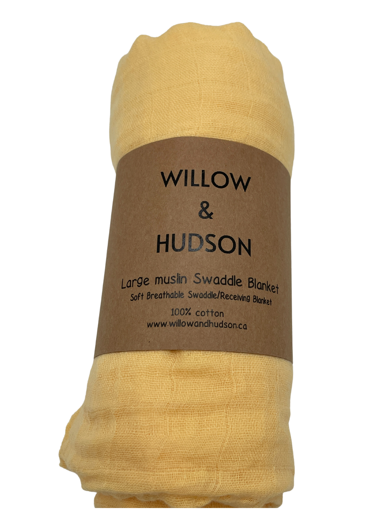 Organic Cotton Swaddle - Yellow