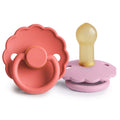 FRIGG Daisy Natural Rubber Pacifier 2-Pack (Poppy/Lupine)