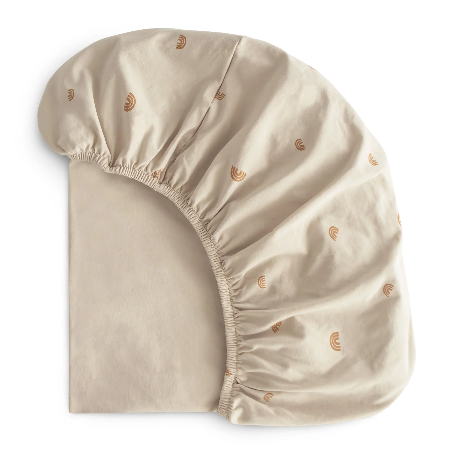 Stretchy Bassinet Sheet - Rainbows