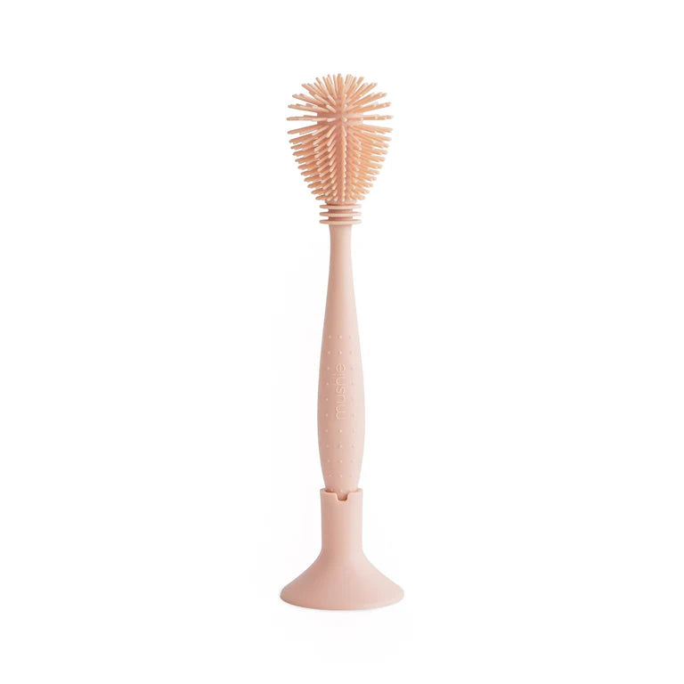 Silicone Baby Bottle Brush - Blush