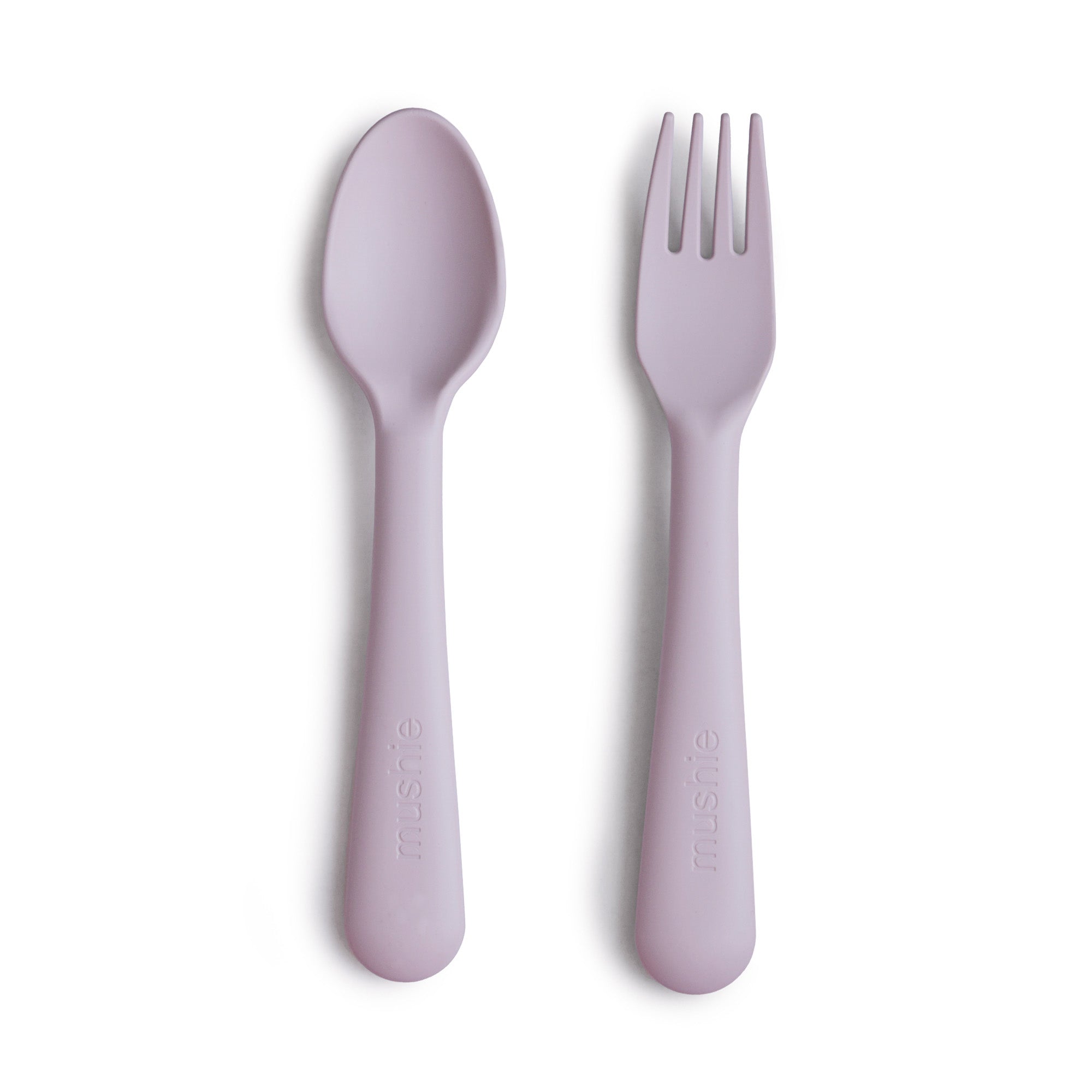 Dinnerware Fork & Spoon Set - Soft Lilac