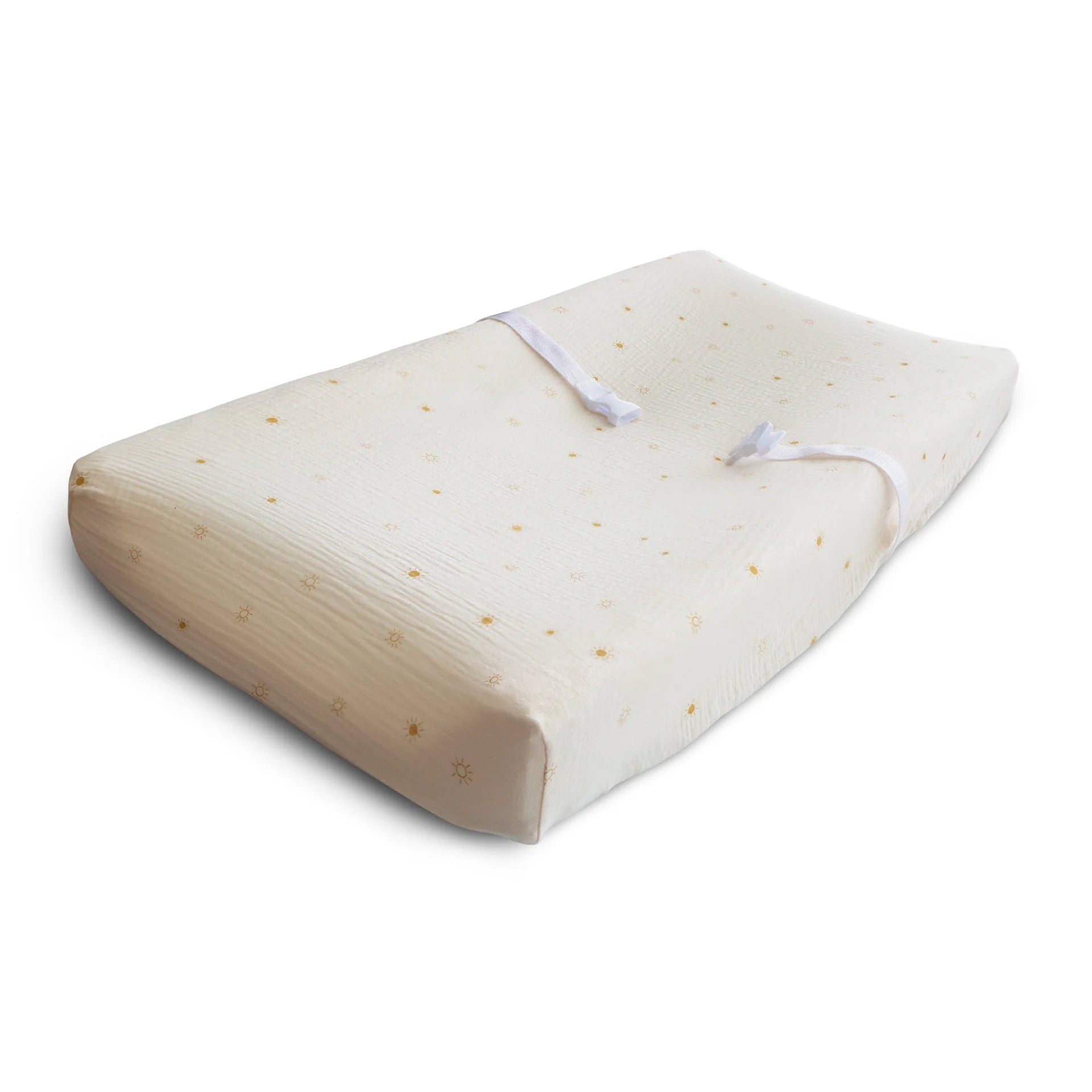 EXTRA SOFT MUSLIN CHANGING PAD COVER - SUN
