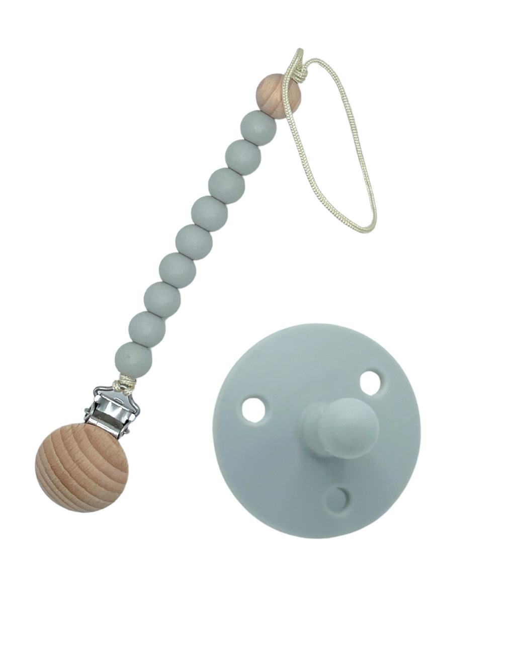 Willow & Hudson Pacifier Clip - Dove
