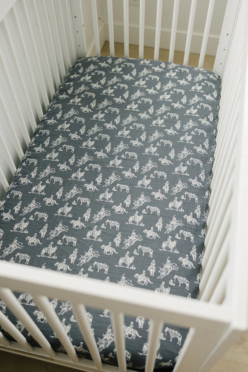 Muslin Crib Sheet - Wild West