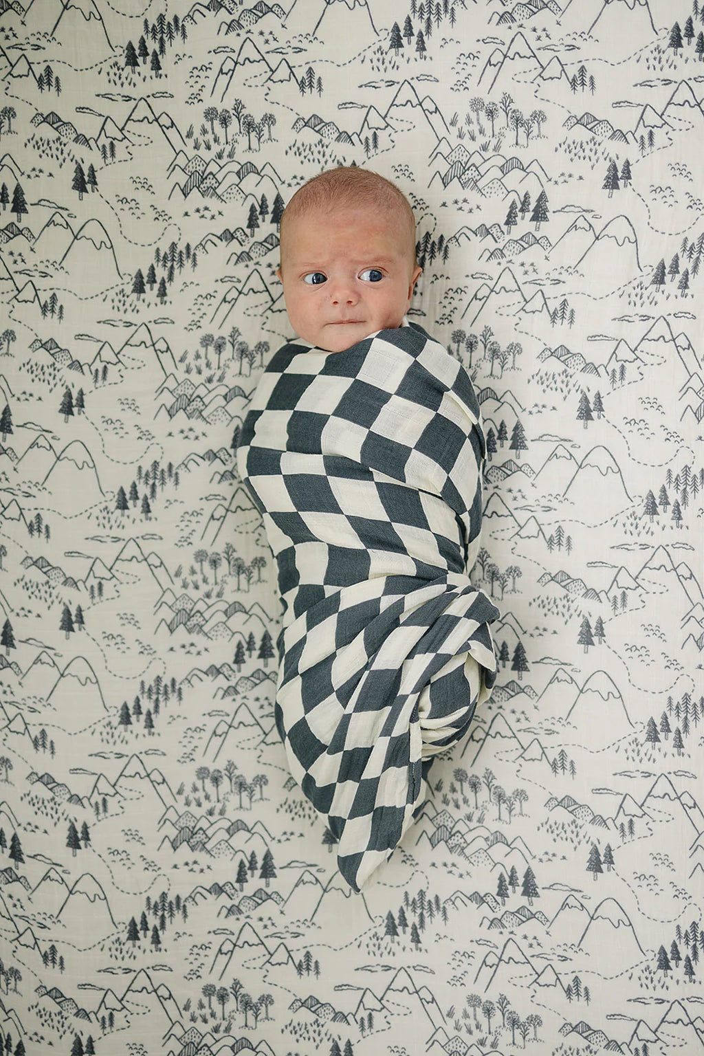 Muslin Crib Sheet - Summit