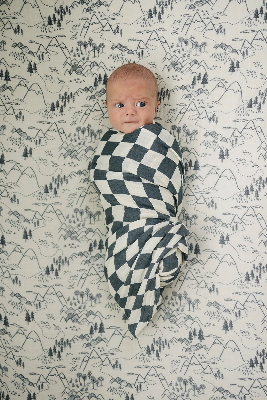 Muslin Crib Sheet - Summit