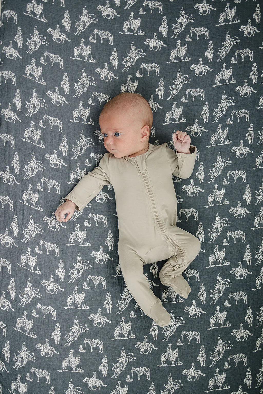 Muslin Crib Sheet - Wild West