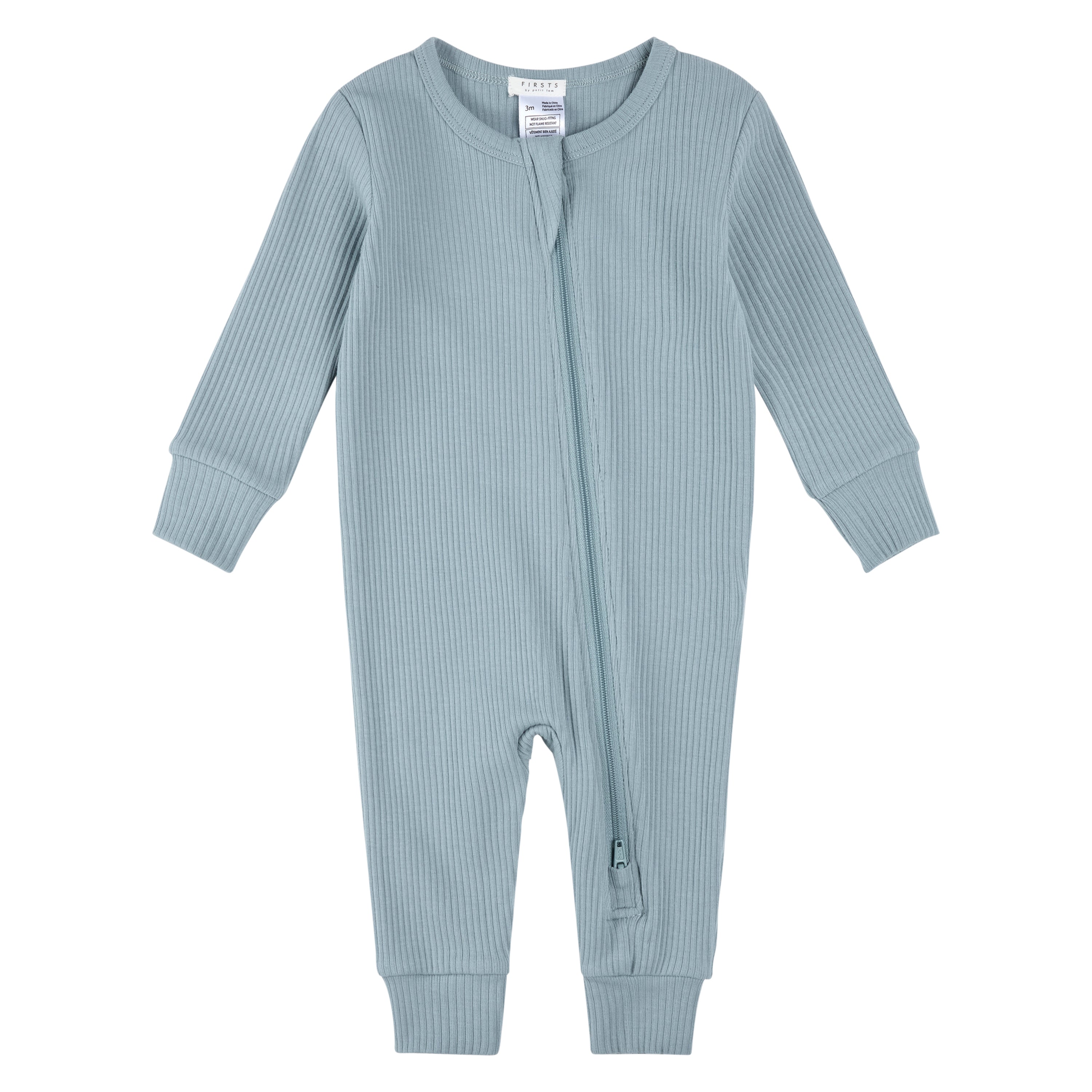 Dusty Blue Modal Rib Sleeper