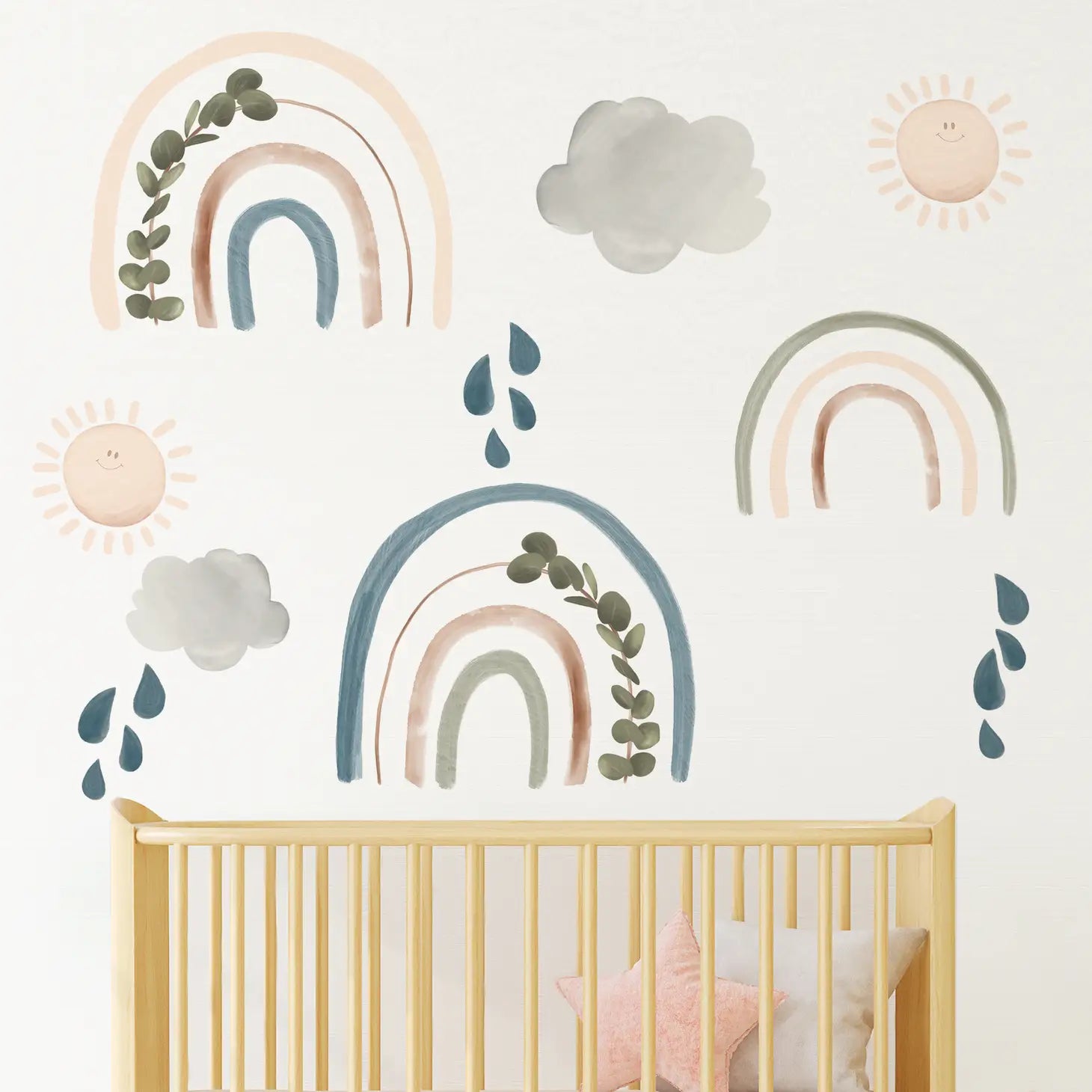 Large Sierra Rainbow Wall Decals