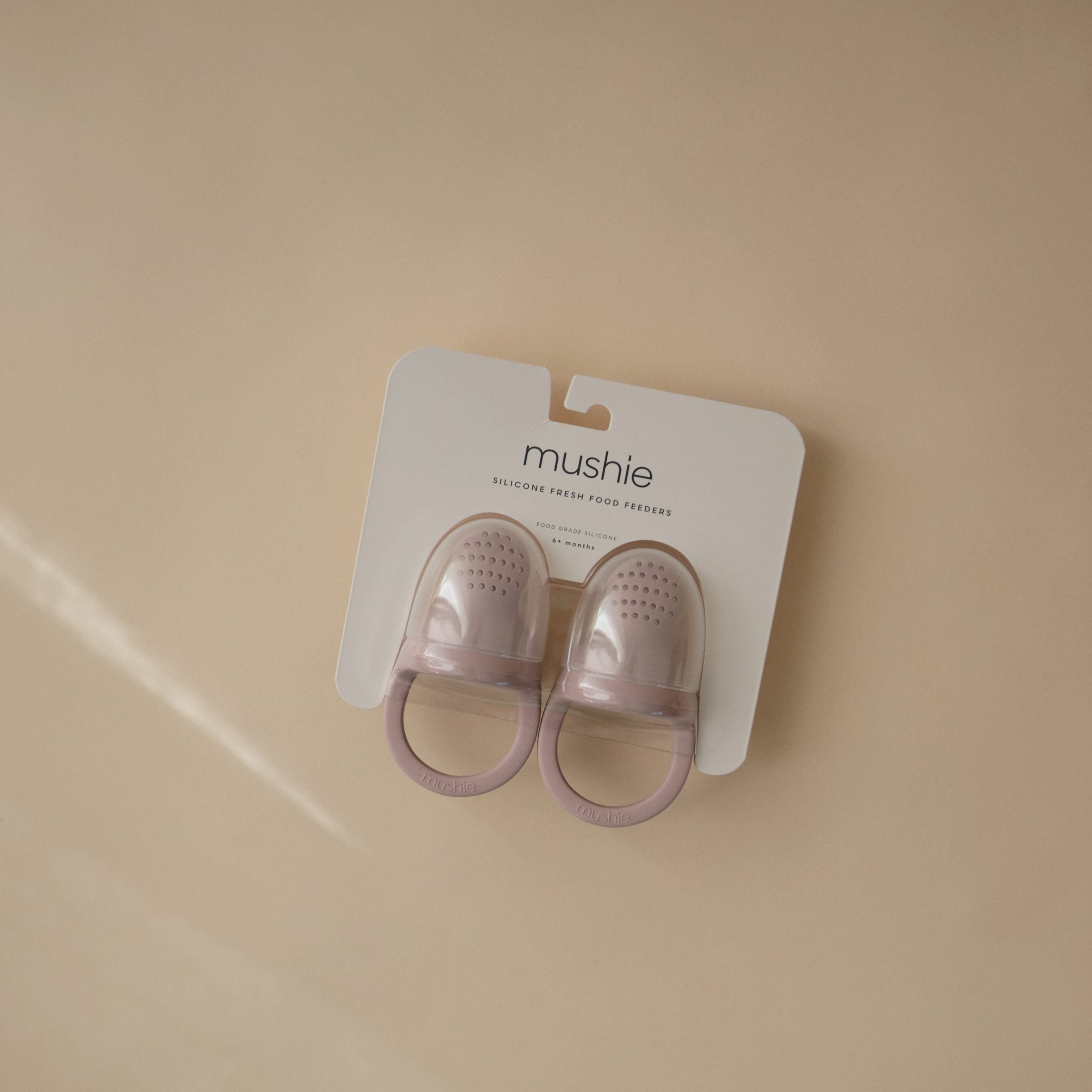 Silicone Fresh Food Feeder 2- Pack - Blush