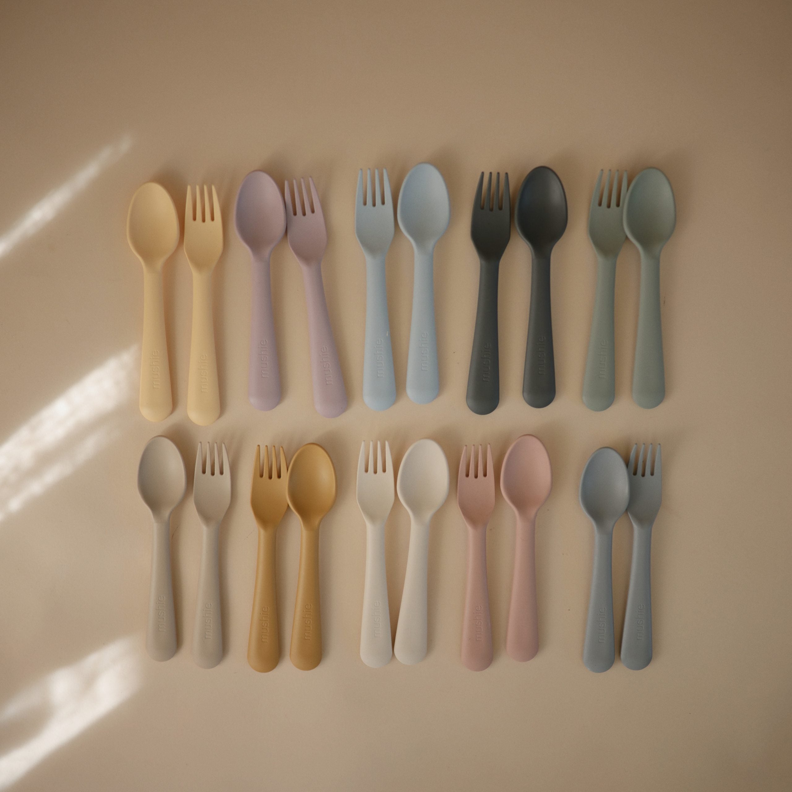 Dinnerware Fork & Spoon Set - Daffodil