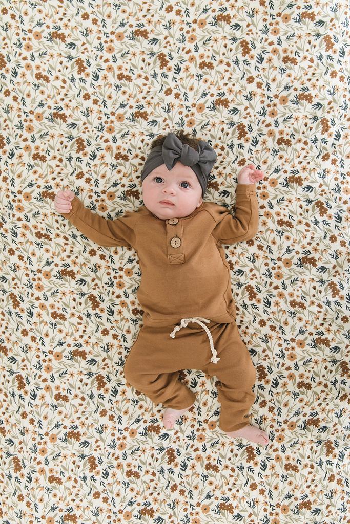 Crib Sheet - Harvest Floral