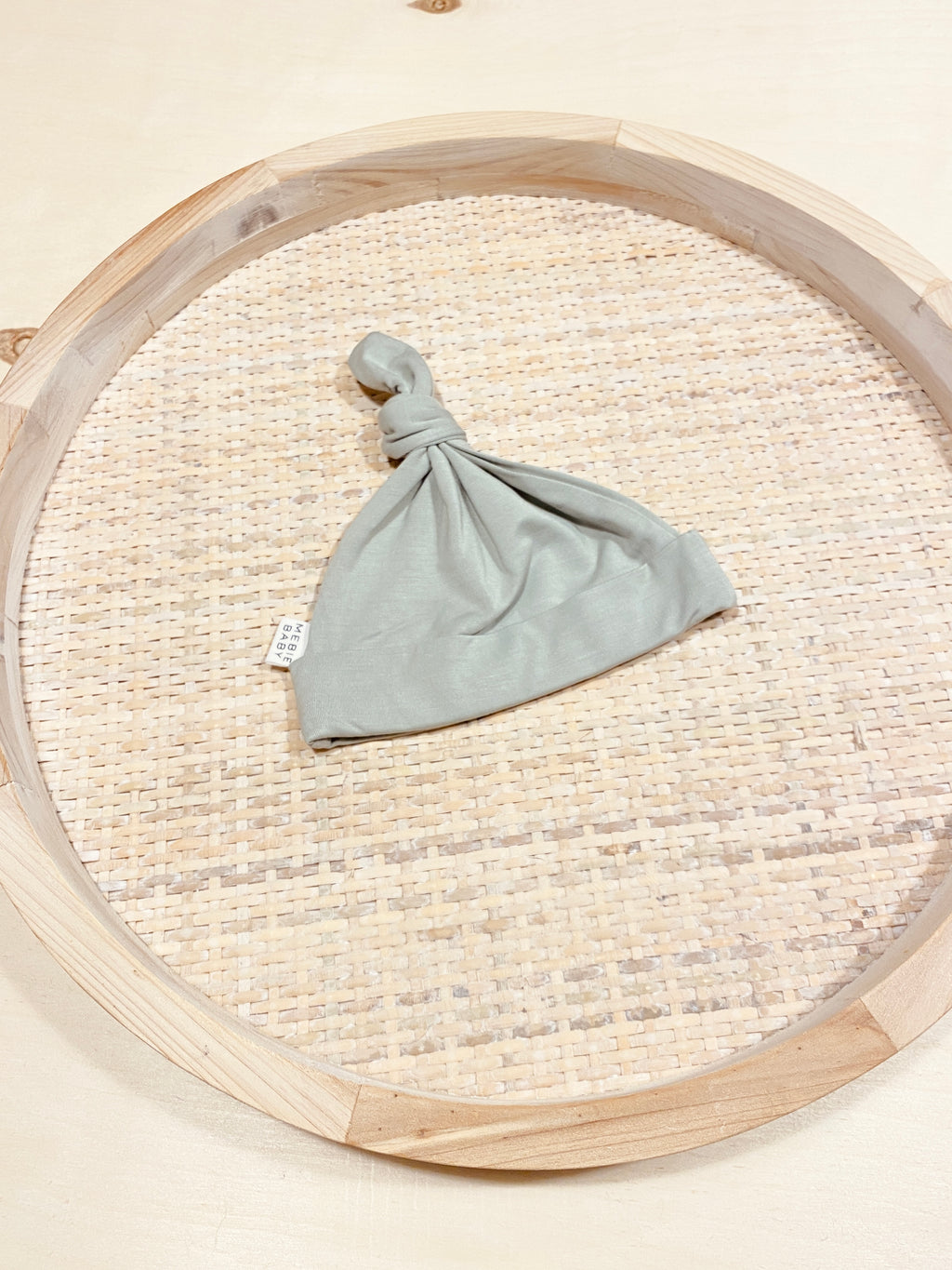 Newborn Knot Hat -Sage