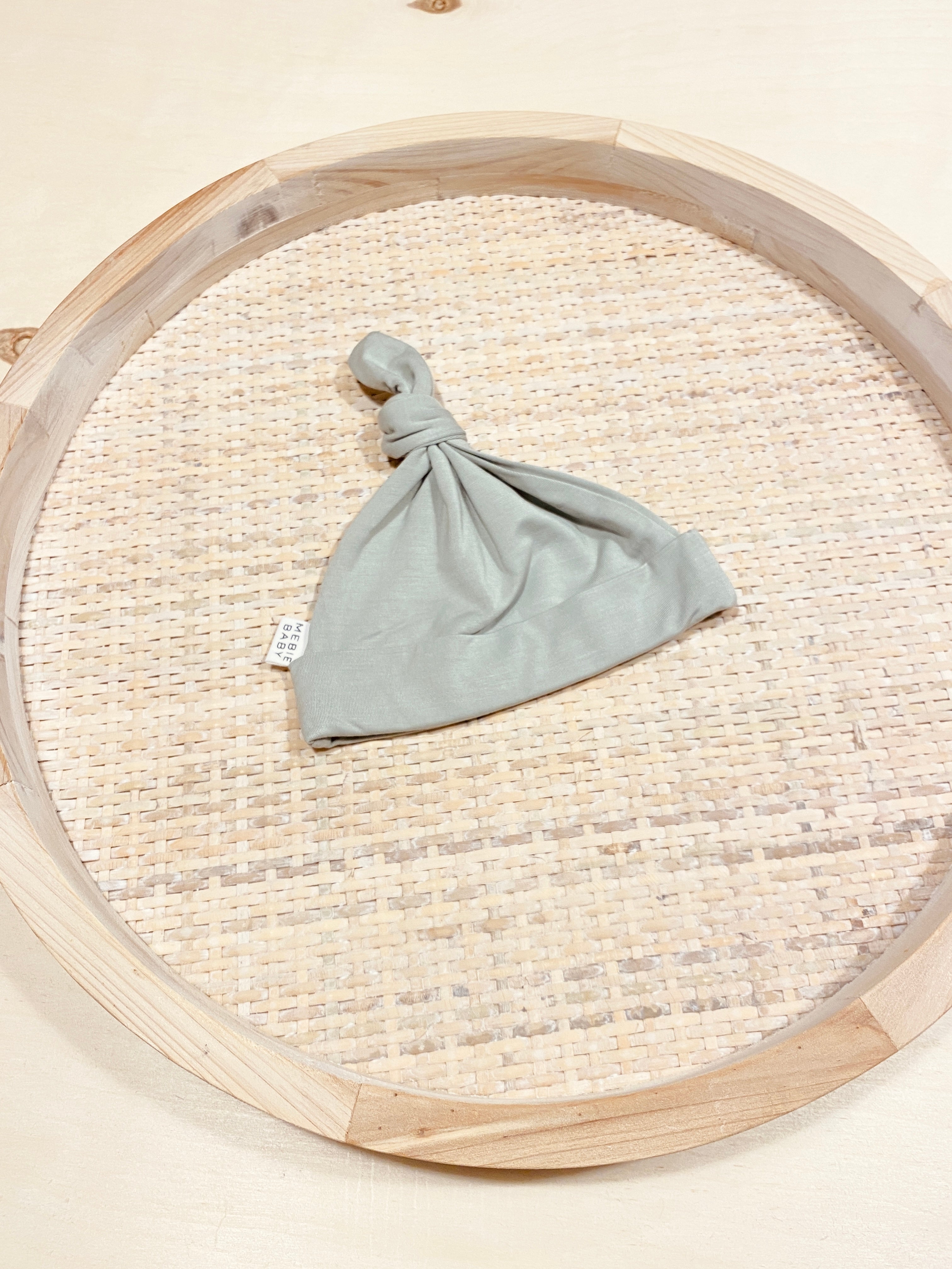 Newborn Knot Hat -Sage