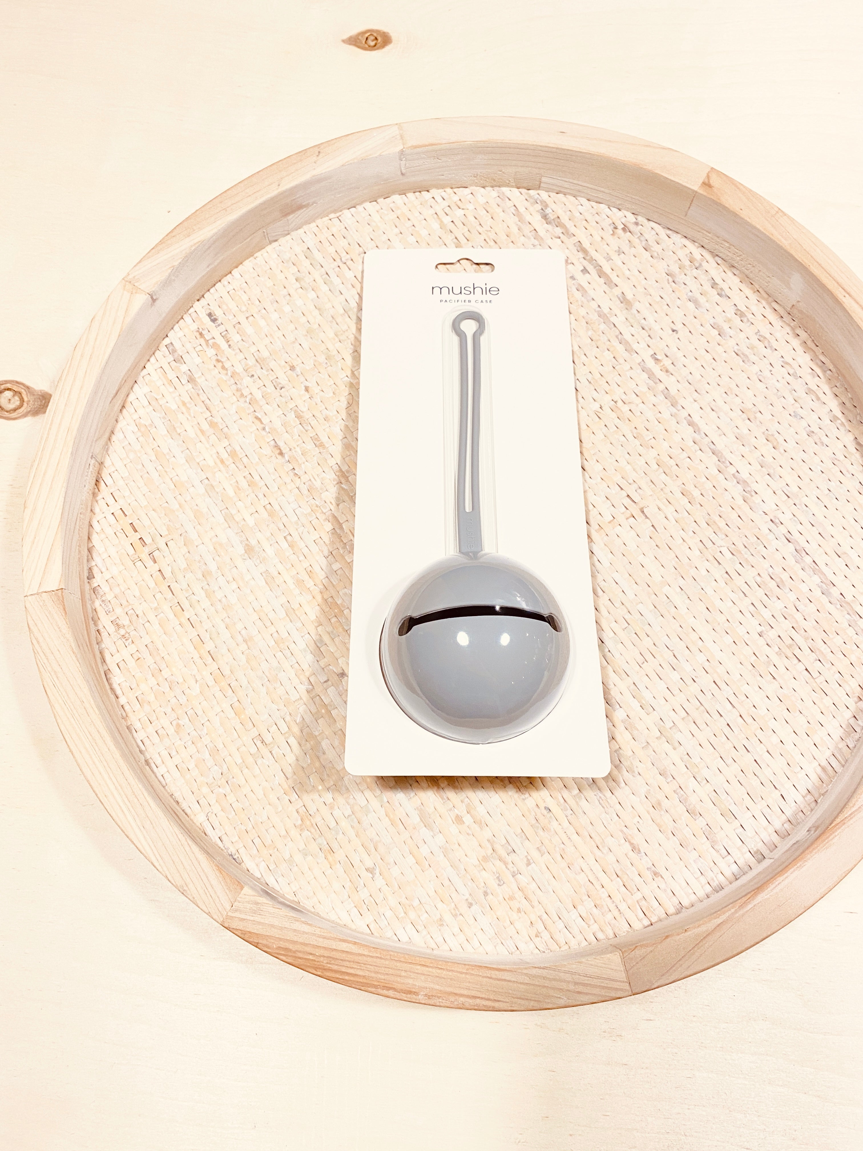 Silicone Pacifier Holder Case - Stone