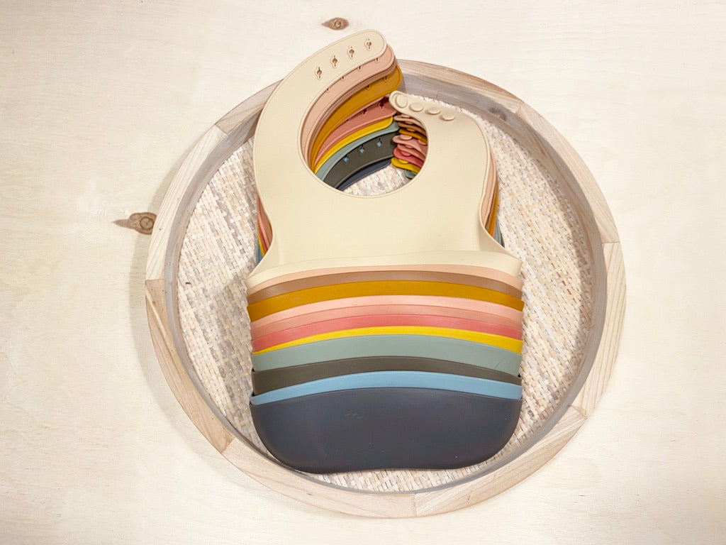 Silicone Bib - Terracotta