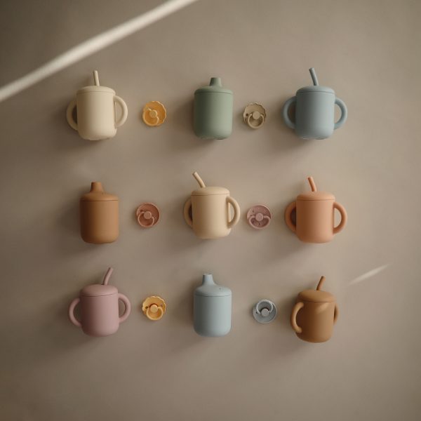 SILICONE SIPPY CUP (BLUSH)