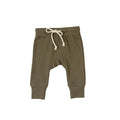 Olive Cotton Joggers