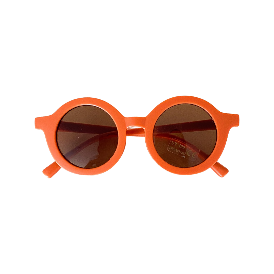 Kids sales round sunglasses