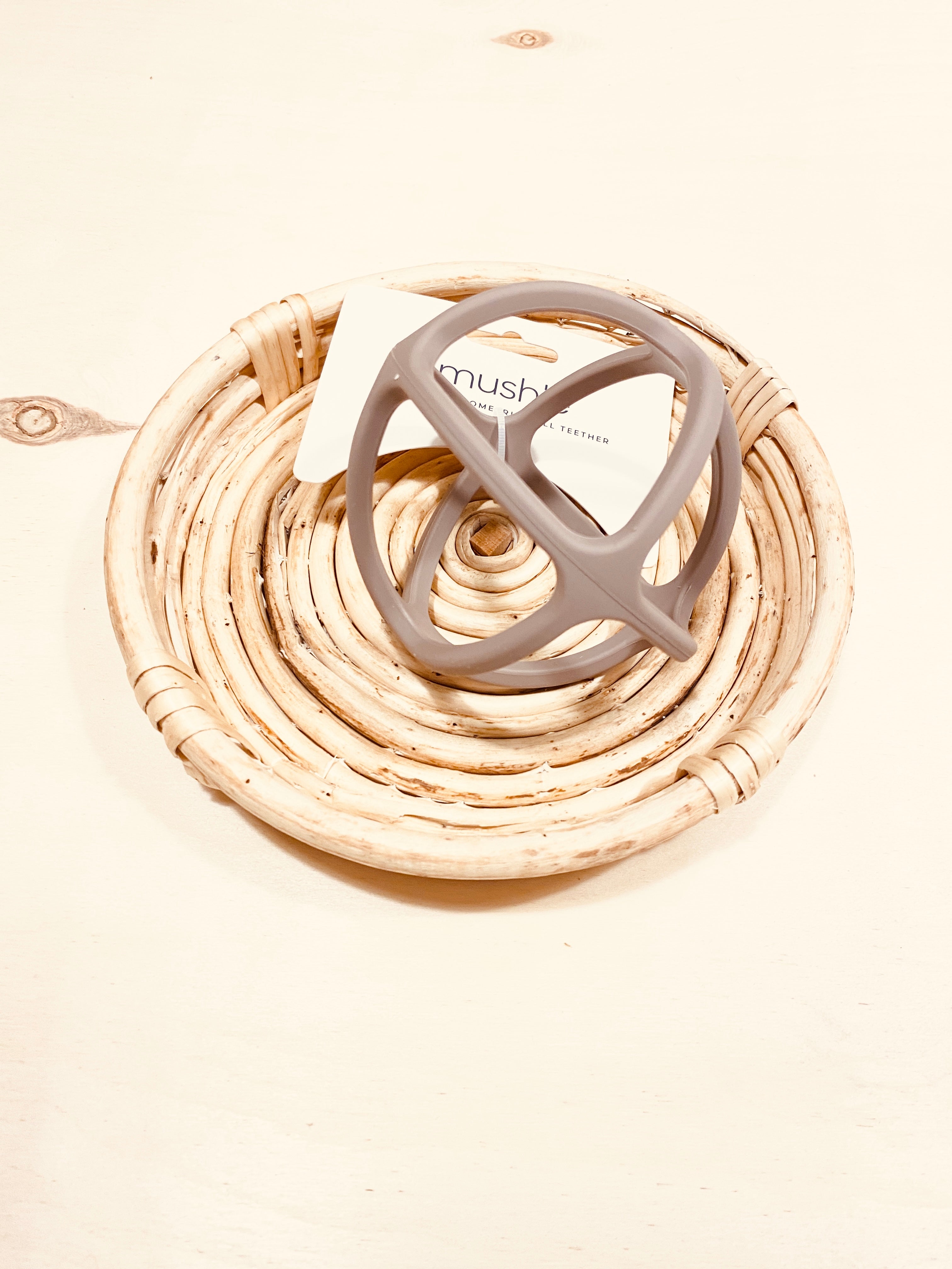 Ball Teether  - Gray Dove