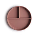 Silicone Suction Plate - Cloudy Mauve