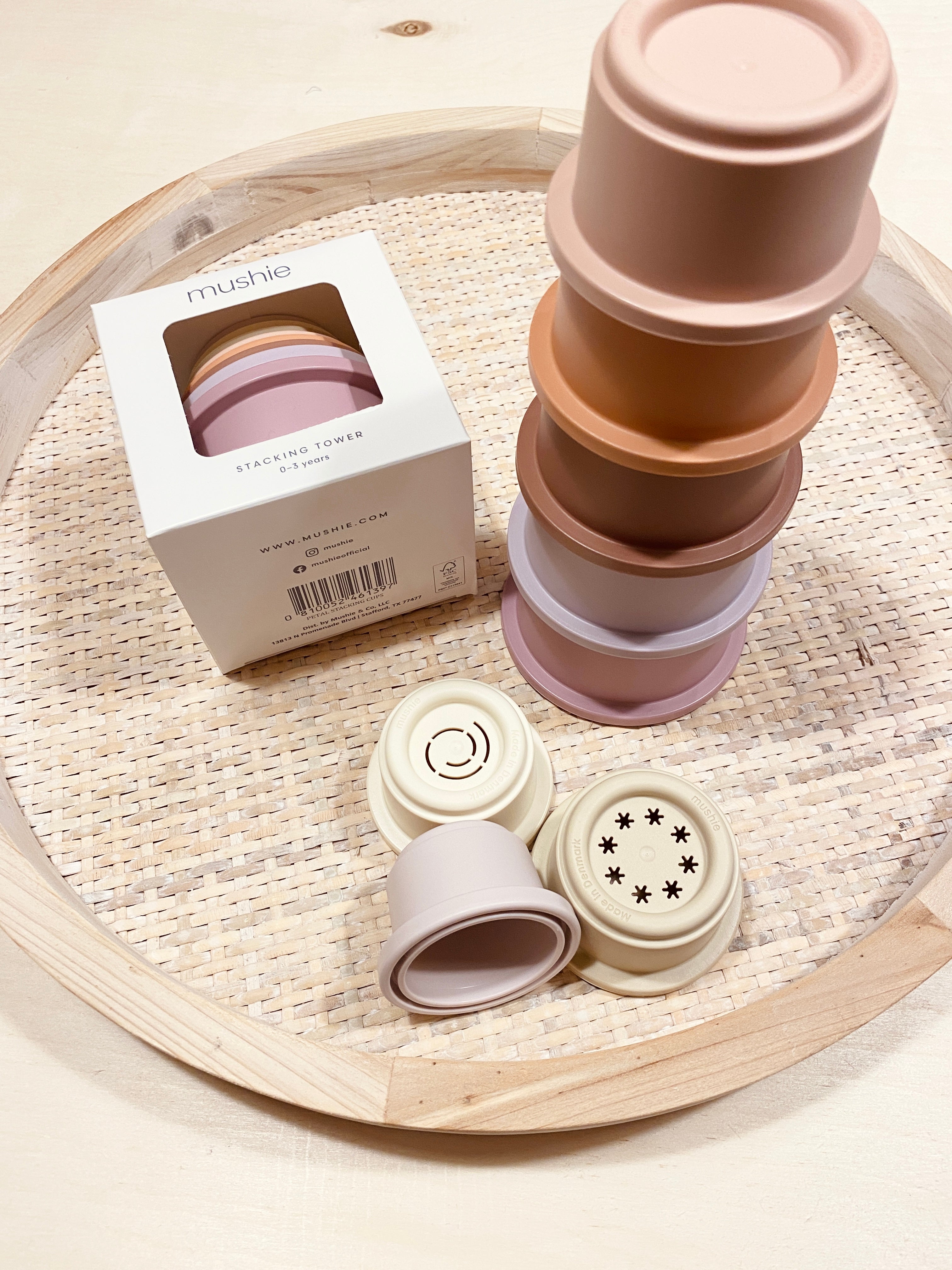 Stacking Cups Toy | Made in Denmark  - Petal