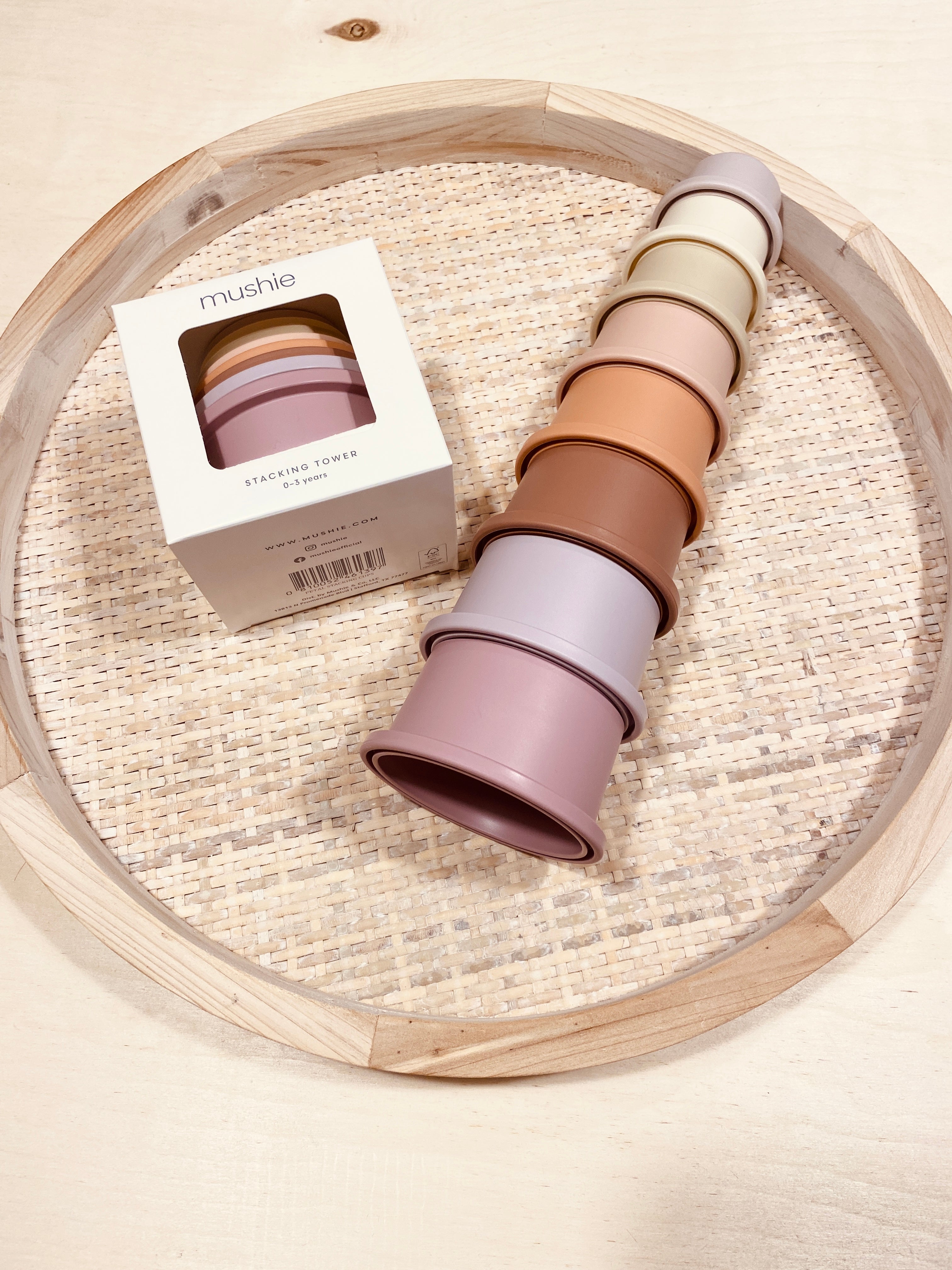 Stacking Cups Toy | Made in Denmark  - Petal