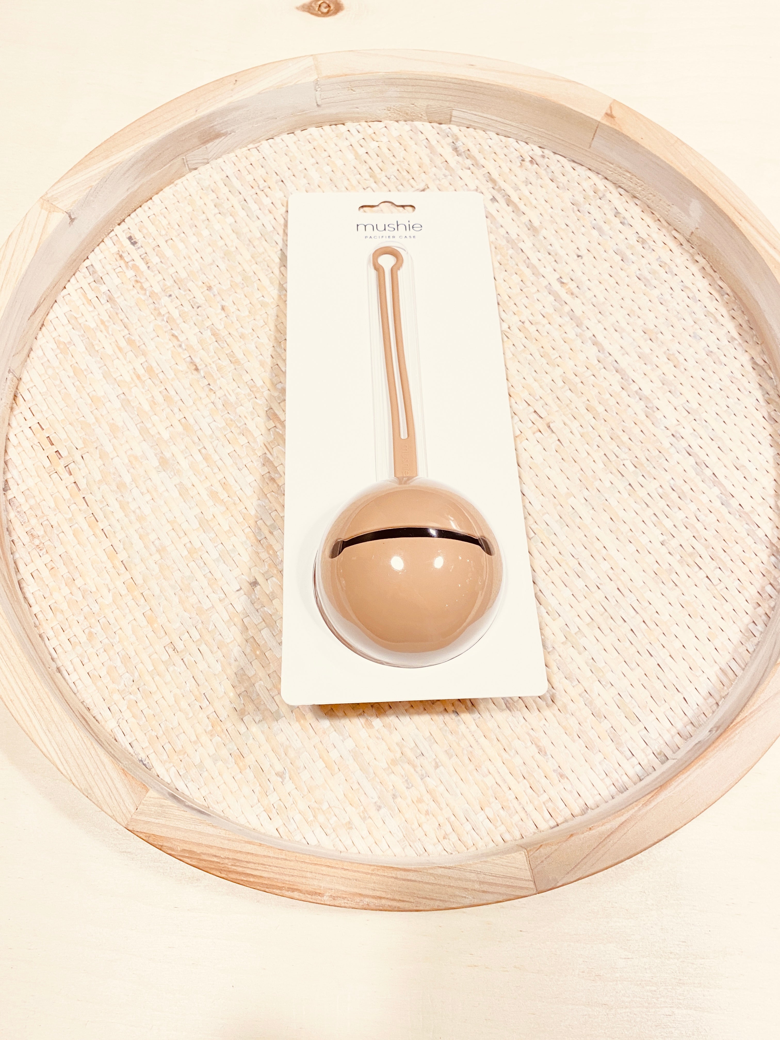 Silicone Pacifier Holder Case - Natural