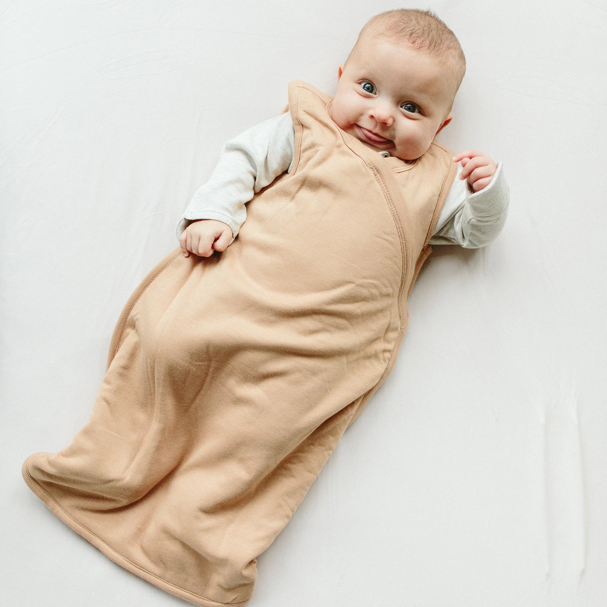 Bamboo Organic Cotton Slumber Sleepbag - Sandstone