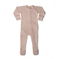 Bamboo Organic Cotton Sleep & Play Footie - Rose