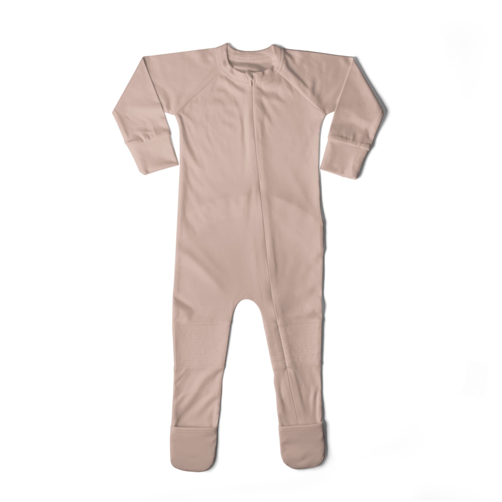 Bamboo Organic Cotton Sleep & Play Footie - Rose