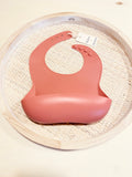 Silicone Bib - Raspberry