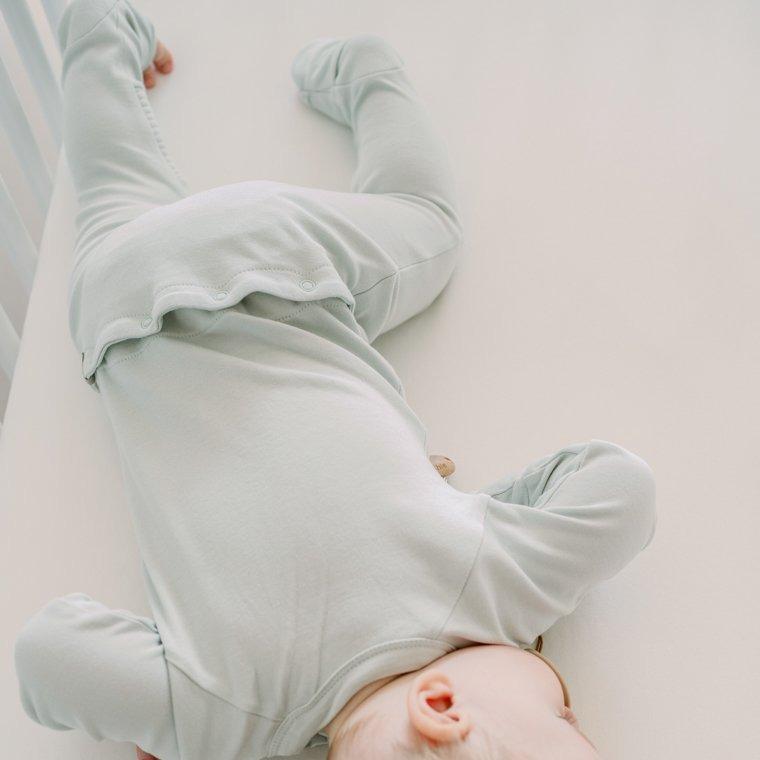 Bamboo Organic Cotton Sleep & Play Footie - Succulent