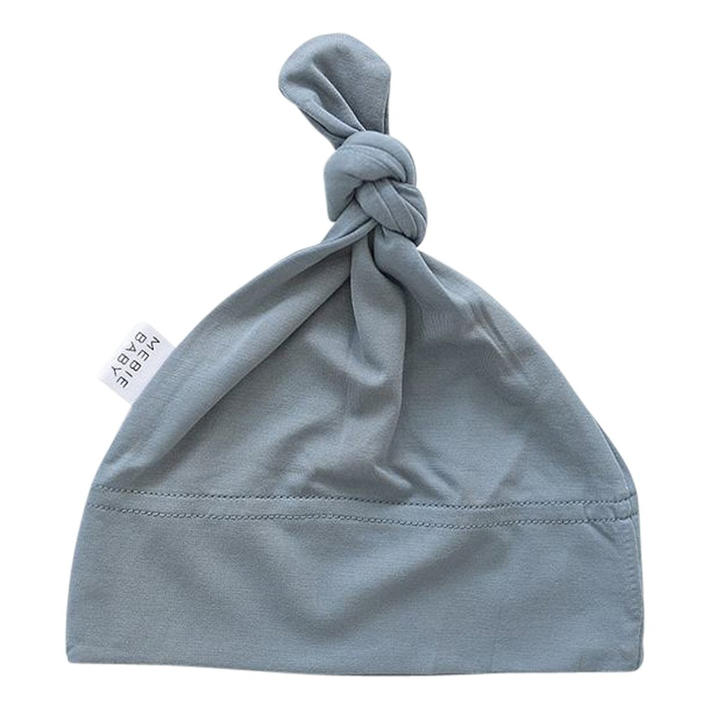 Newborn Knot Hat -Dusty Blue
