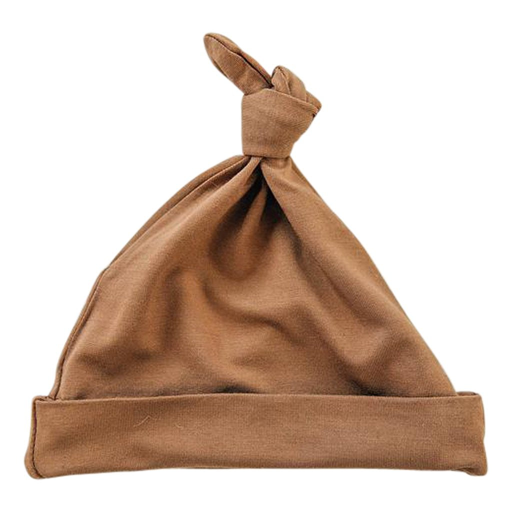 Newborn Knot Hat -Mustard
