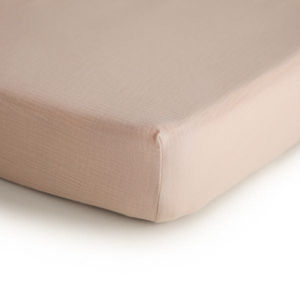 MINI CRIB SHEET BLUSH Willow Hudson